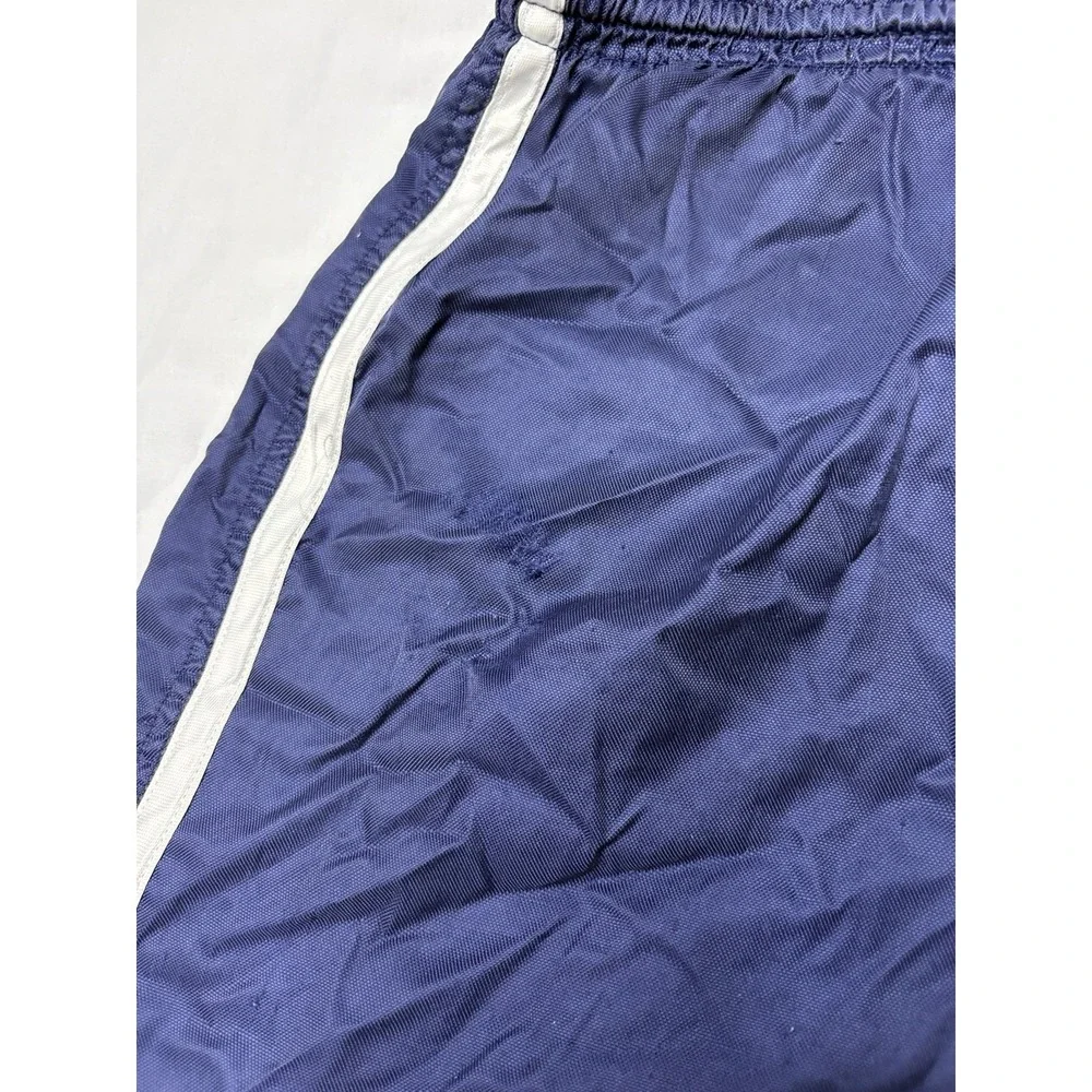 Nike Athletic Shorts Men's Size XL Blue with White Stripes Gym Training